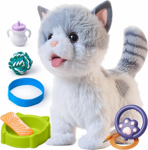 Walking toy cat with - cat,