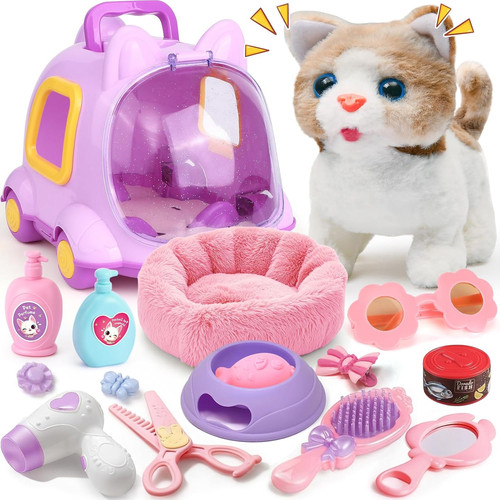 Walking cat toys for kids - cat,
