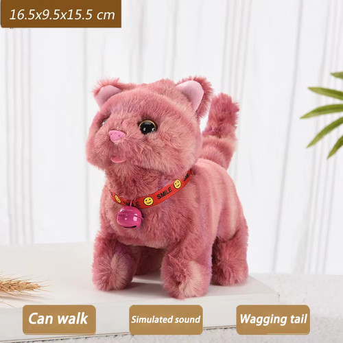 New walking kitty plush - walking,