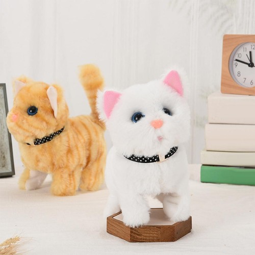 Electronic cat toy interactive - cat,