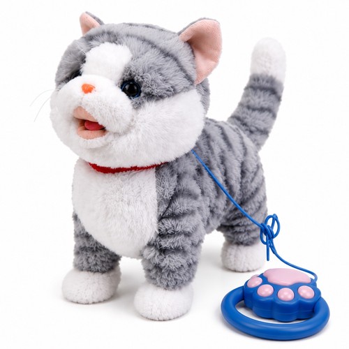 Realistic walking cat singing - realistic,