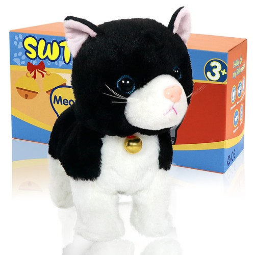 Interactive plush cat - plush, cat,