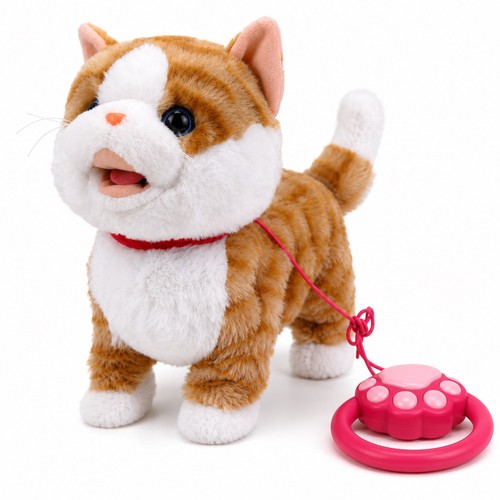 Realistic walking cat singing - realistic,