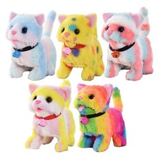 Realistic Walking Cat Meowing