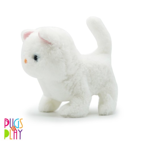 Interactive walking cat - cat, plush