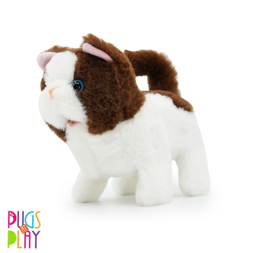 Interactive walking cat plush - walking,